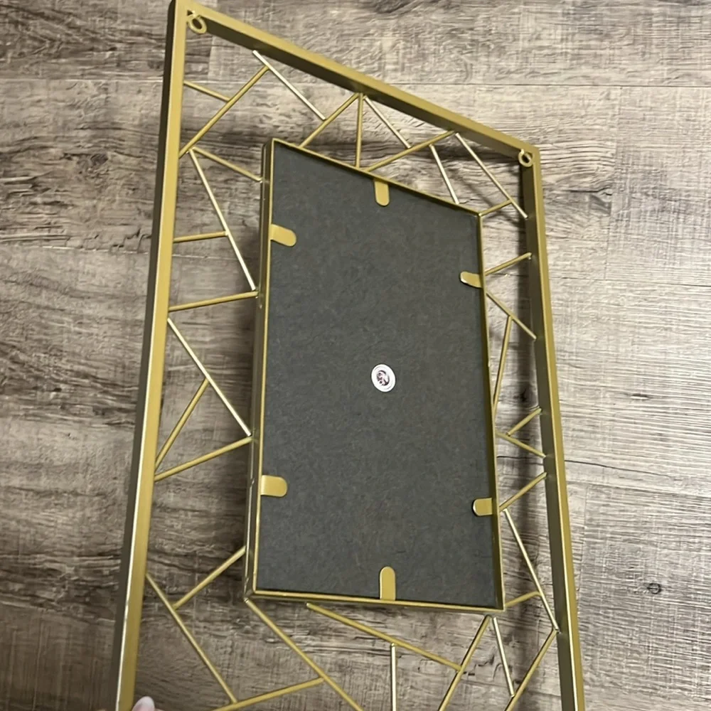 Brass gold mirror